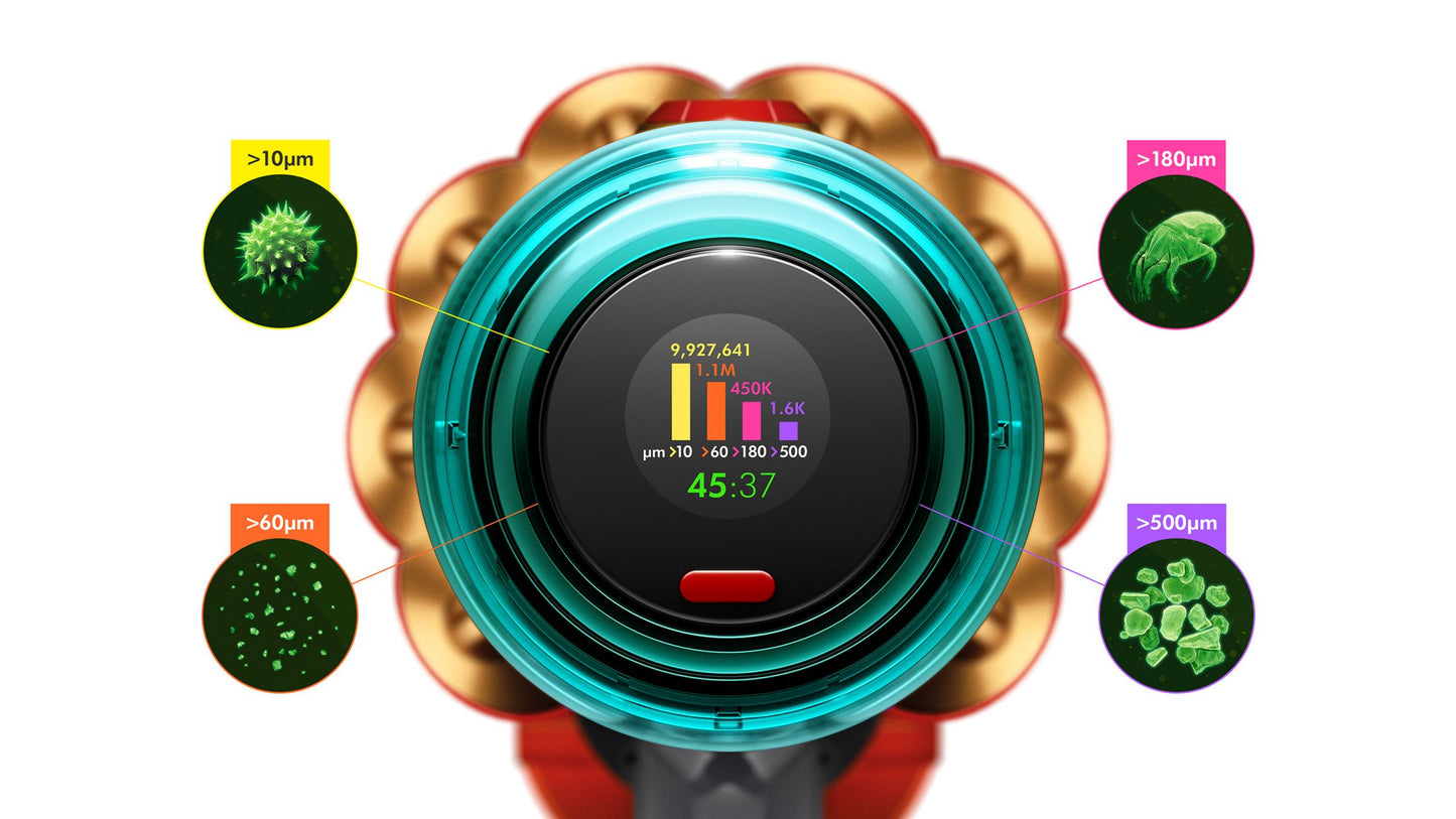 Dyson V12 Detect Slim Absolute (Gelb/Nickel)